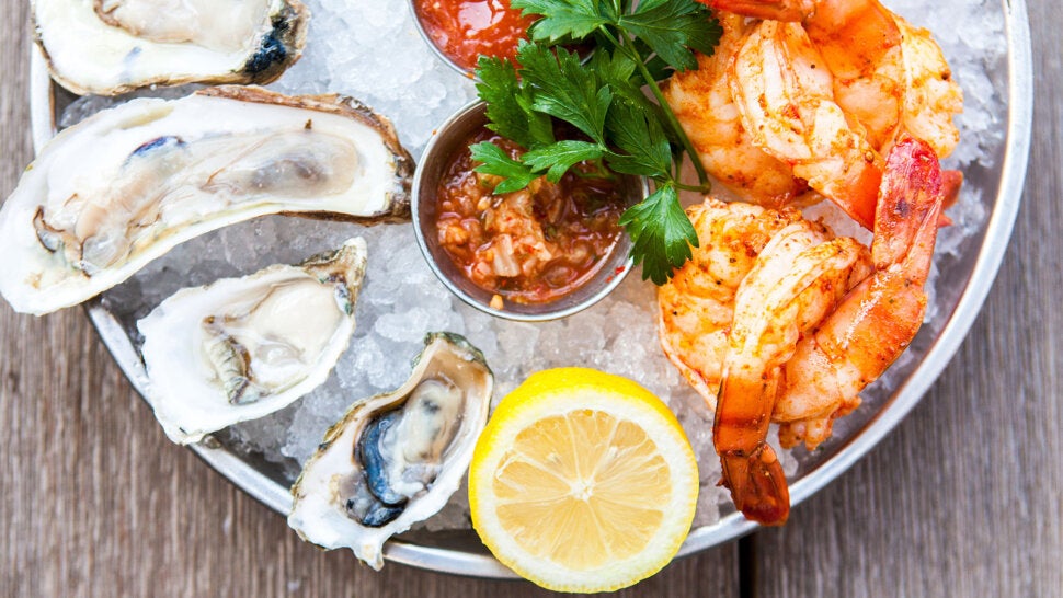 Oysters and Shrimp