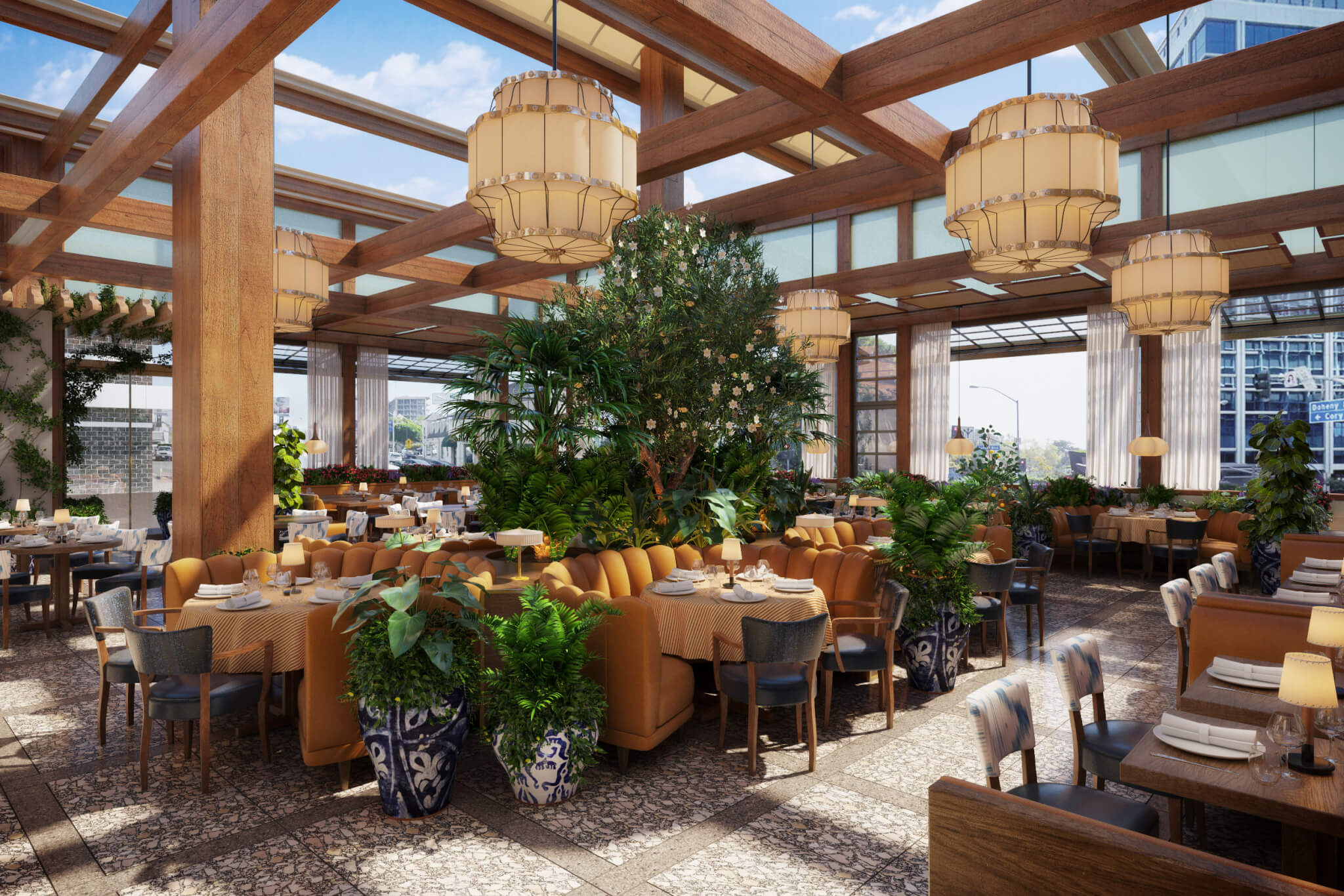 LAVO Ristorante Main Dining Room Open Air