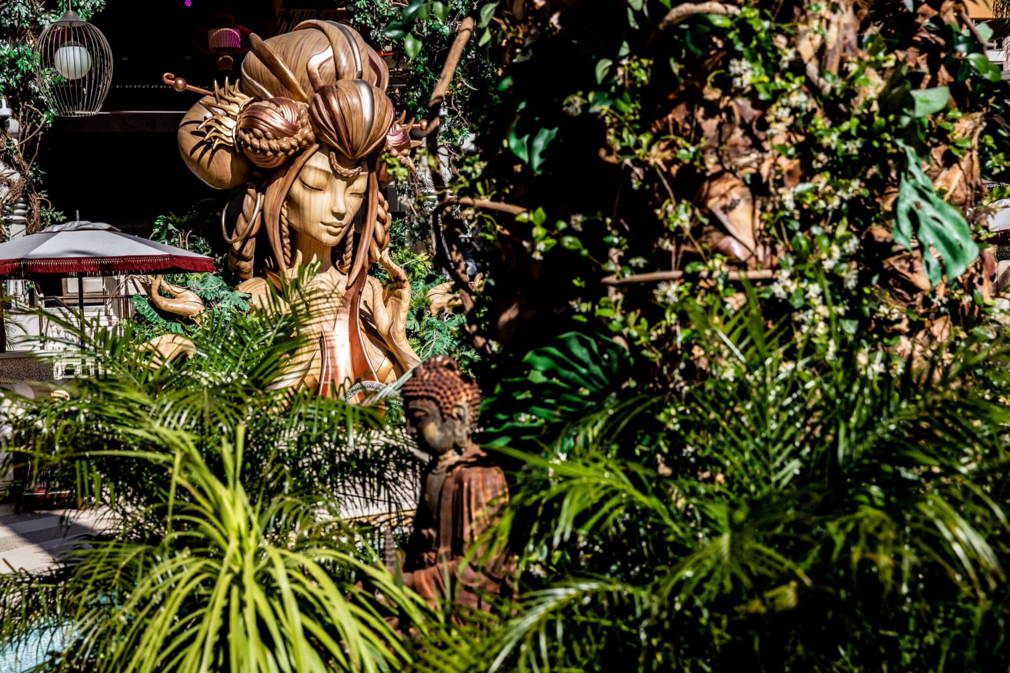 TAO Beach Dayclub Tendai Statue